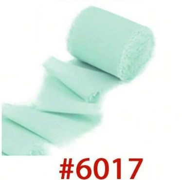 Cuộn ruy băng vải voan Chiffon xé tua viền 4cm x 5yard ảnh 31