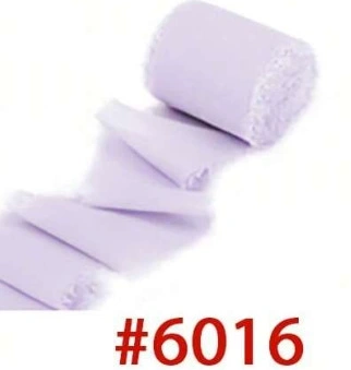 Cuộn ruy băng vải voan Chiffon xé tua viền 4cm x 5yard ảnh 32