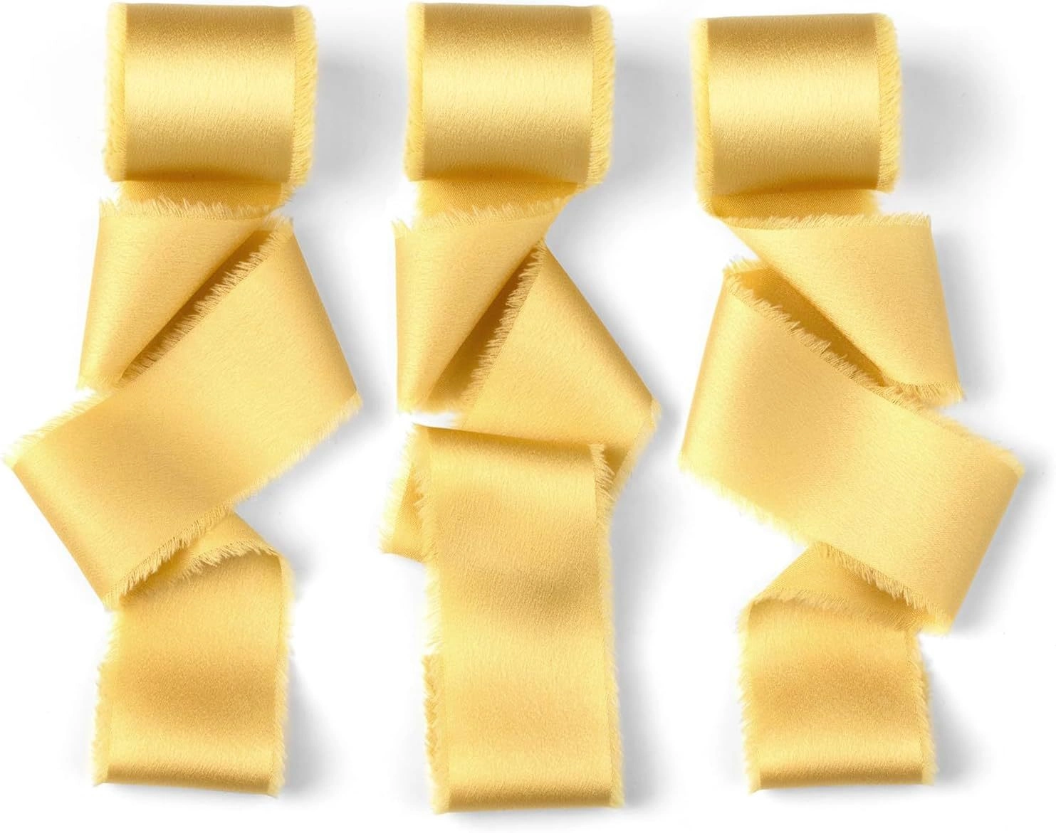 Cuộn ruy băng vải lụa silk xé tua viền 4cm x 5yard (1 cuộn) ảnh 13