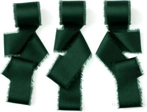 Cuộn ruy băng vải lụa silk xé tua viền 4cm x 5yard (1 cuộn) ảnh 12