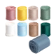 Cuộn ruy băng vải lụa silk xé tua viền 4cm x 5yard (1 cuộn) ảnh 1