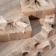 Cuộn ruy băng vải lụa phủ nhũ bạc đồng xé tua viền 4cm x 5yard (1 cuộn) ảnh 2