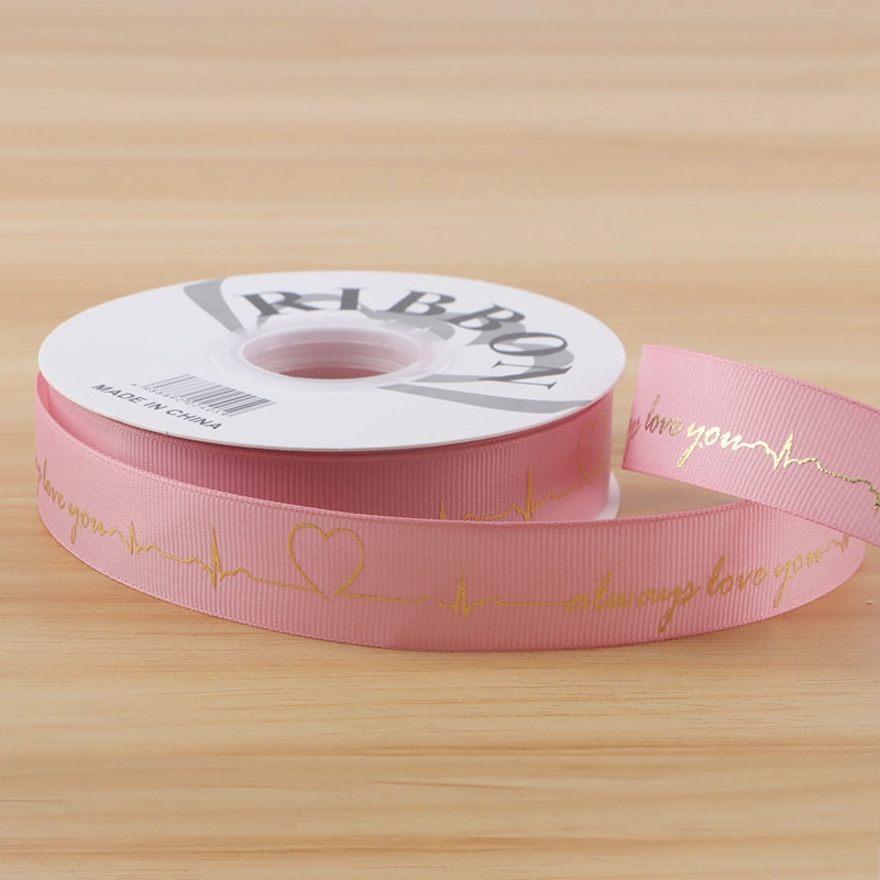 Ruy băng gân in họa tiết đồng nhịp tim always love you 2,5cm x 32yard ảnh 11