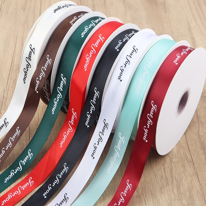Ruy băng lụa satin Just For You gói hoa buộc quà bản 2,5cm x 80yard ảnh 5
