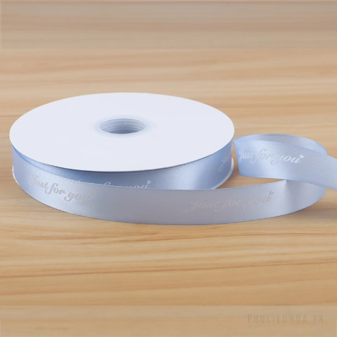 Ruy băng lụa satin Just For You gói hoa buộc quà bản 2,5cm x 80yard ảnh 16