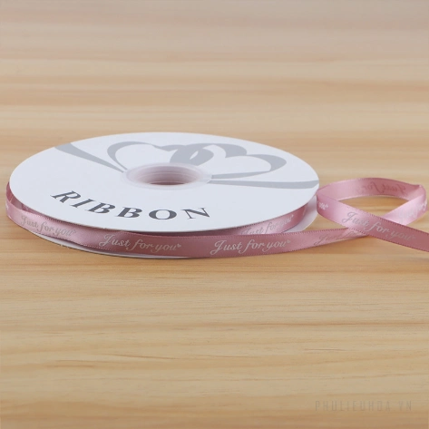 Ruy băng lụa satin Just For You gói hoa buộc quà bản 1cm x 80yard ảnh 16