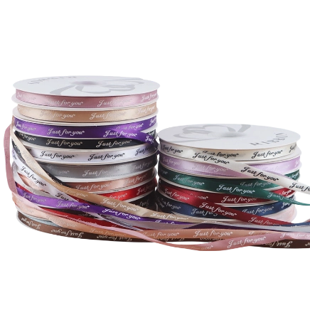 Ảnh sản phẩm Ruy băng lụa satin Just For You gói hoa buộc quà bản 1cm x 80yard 1