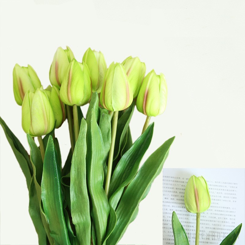 Hoa tulip giả nhiều màu