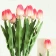 Hoa tulip giả nhiều màu ảnh 18