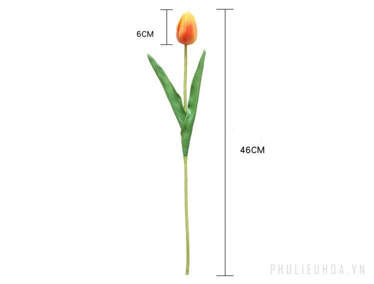 Hoa tulip giả nhiều màu