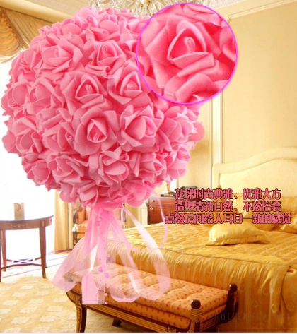 Set quả cầu hoa trang trí phòng cưới  ảnh 7