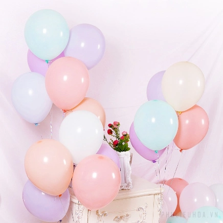Ảnh sản phẩm Bong bóng cao su tròn 25cm màu pastel 1