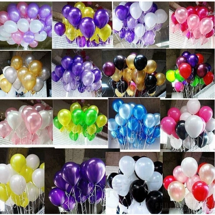 Ảnh sản phẩm Bong bóng nhũ 26cm loại 1.5g quả tiết kiệm túi 100 quả 1
