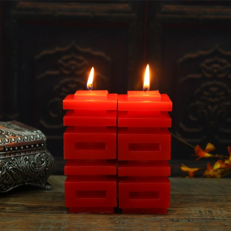 Nến long phụng bàn thờ ngày cưới ảnh 17