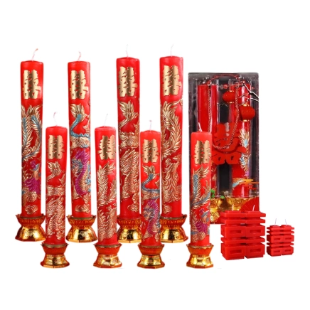 Ảnh sản phẩm Nến long phụng bàn thờ ngày cưới 1
