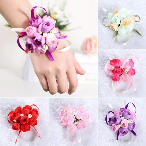 Ảnh sản phẩm Vòng tay hoa cô dâu, phù dâu ngày cưới 1