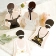 Set 40 thiệp giấy chibi cô gái váy dạ hội trang trí hoa và cắm bánh size 7x12cm ảnh 5