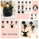 Set 40 thiệp giấy chibi cô gái váy dạ hội trang trí hoa và cắm bánh size 7x12cm ảnh 1