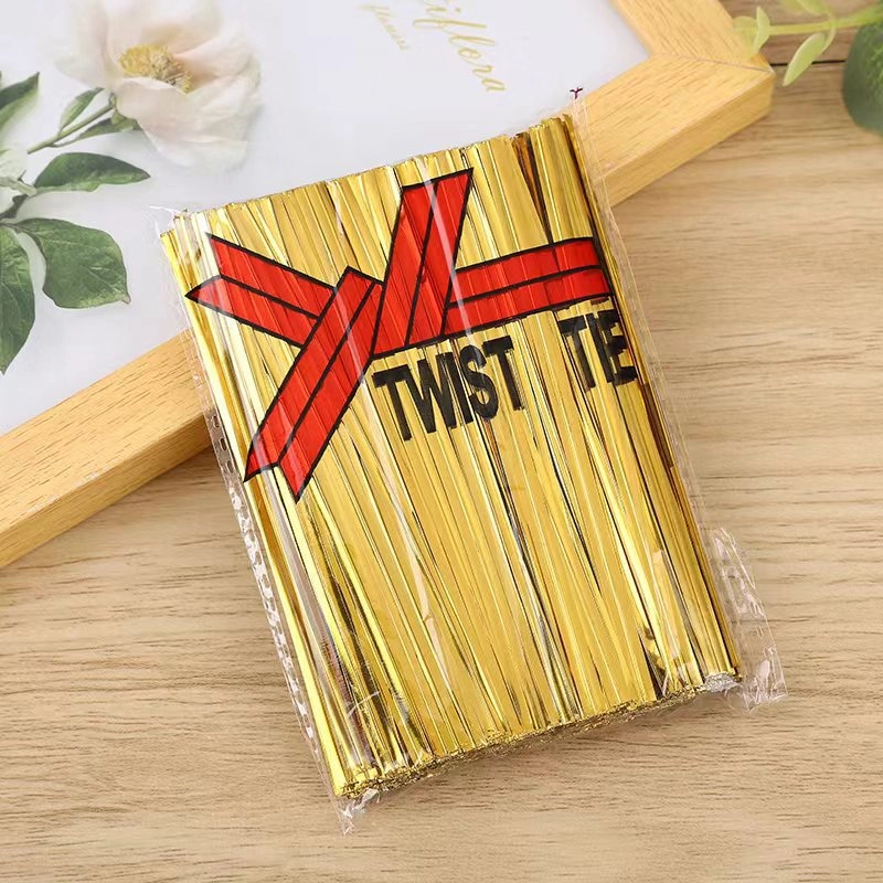 Dây kẽm kim tuyến 4mm Twist Tie bó 800 sợi ảnh 14