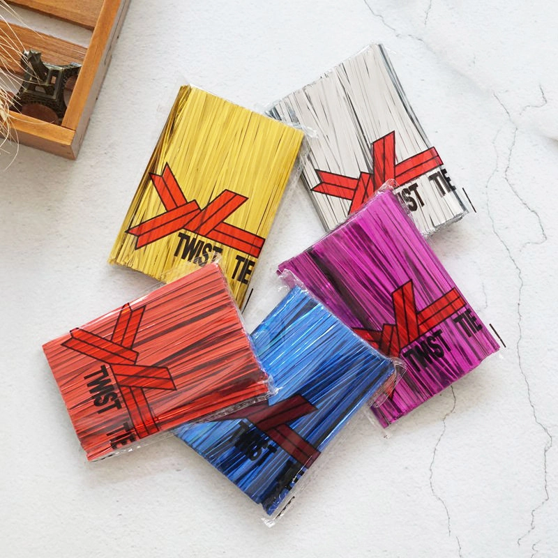 Dây kẽm kim tuyến 4mm Twist Tie bó 800 sợi ảnh 8