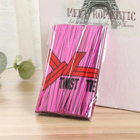 Dây kẽm kim tuyến 4mm Twist Tie bó 800 sợi ảnh 12
