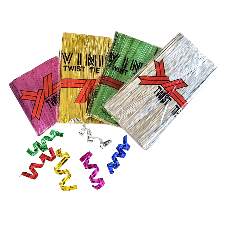 Dây kẽm kim tuyến 4mm Twist Tie bó 800 sợi ảnh 1