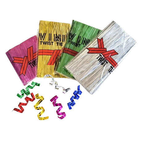 Dây kẽm kim tuyến 4mm Twist Tie bó 800 sợi ảnh 1