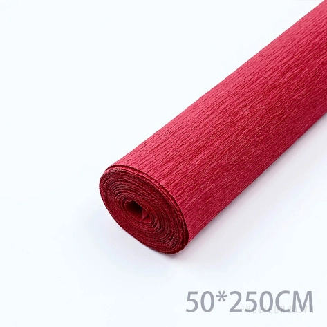 Cuộn giấy nhún, giấy nhăn làm hoa handmade 50x250cm ảnh 21