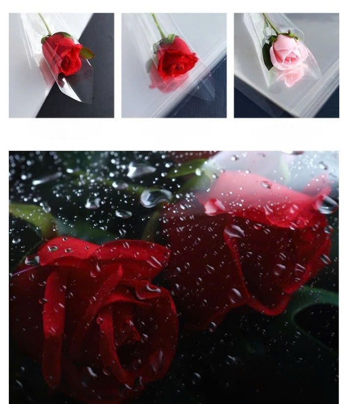 Giấy bóng kính gói hoa chống thấm nước