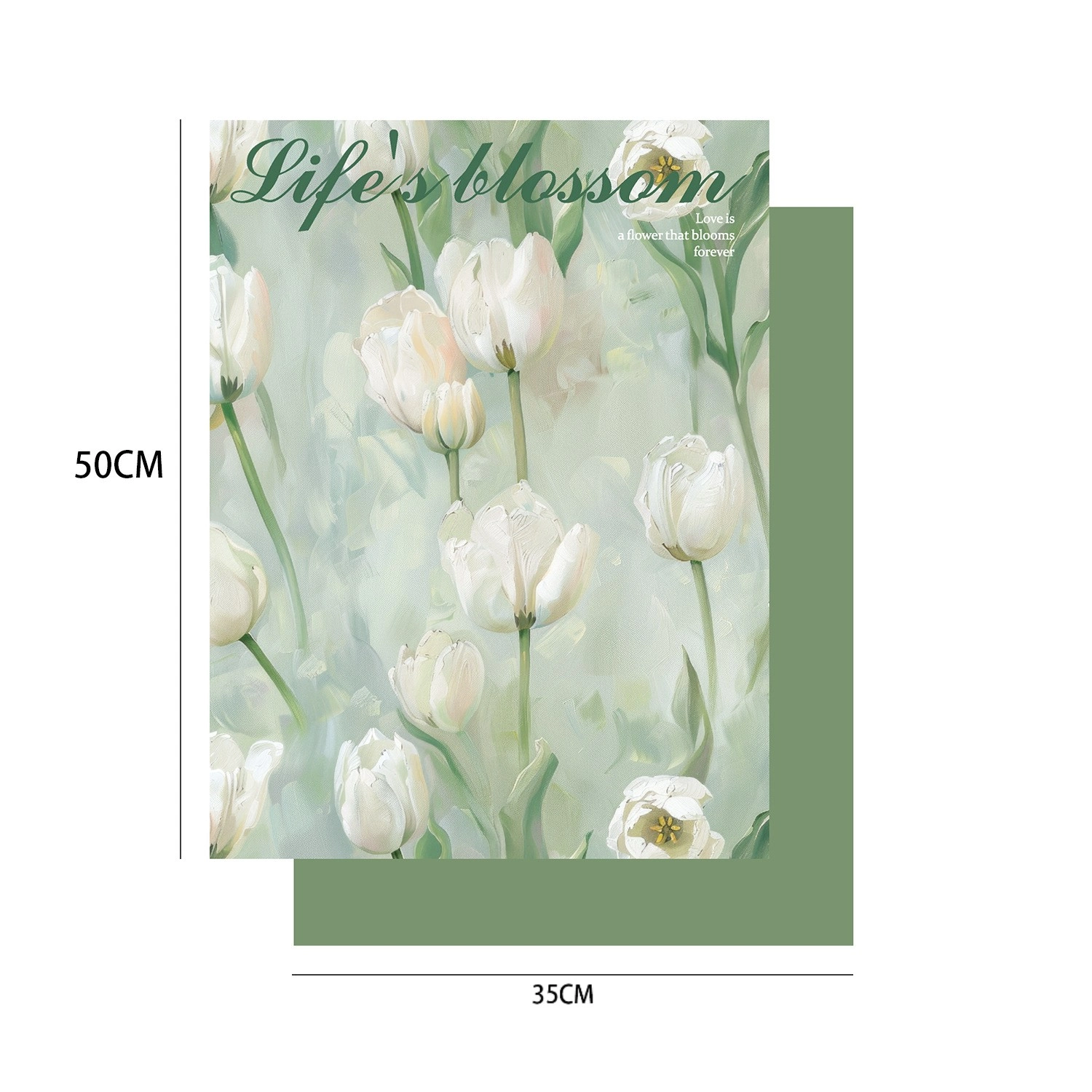 Giấy lót gói hoa sơn dầu hoạ tiết in chữ khổ 35x50cm xấp 10 tờ
ảnh 12
