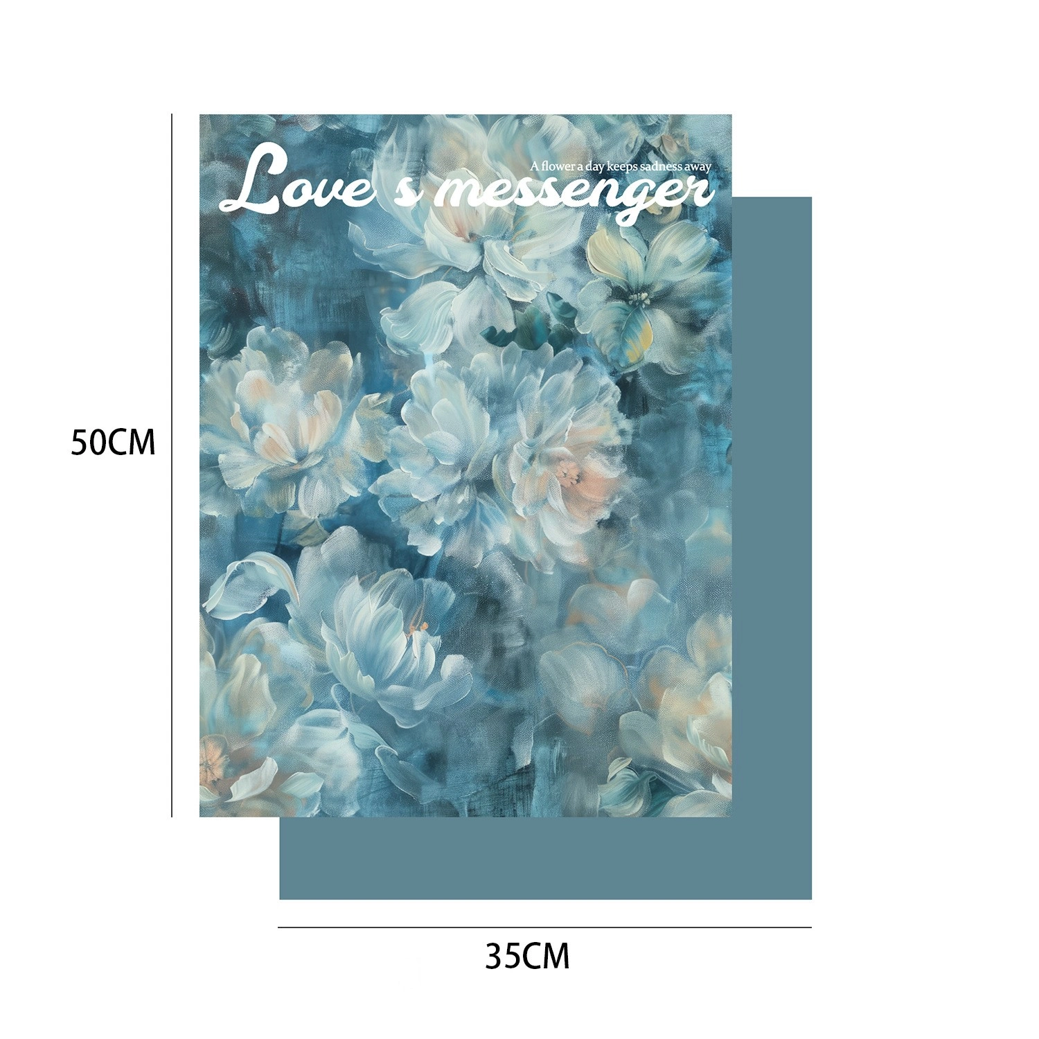 Giấy lót gói hoa sơn dầu hoạ tiết in chữ khổ 35x50cm xấp 10 tờ
ảnh 18