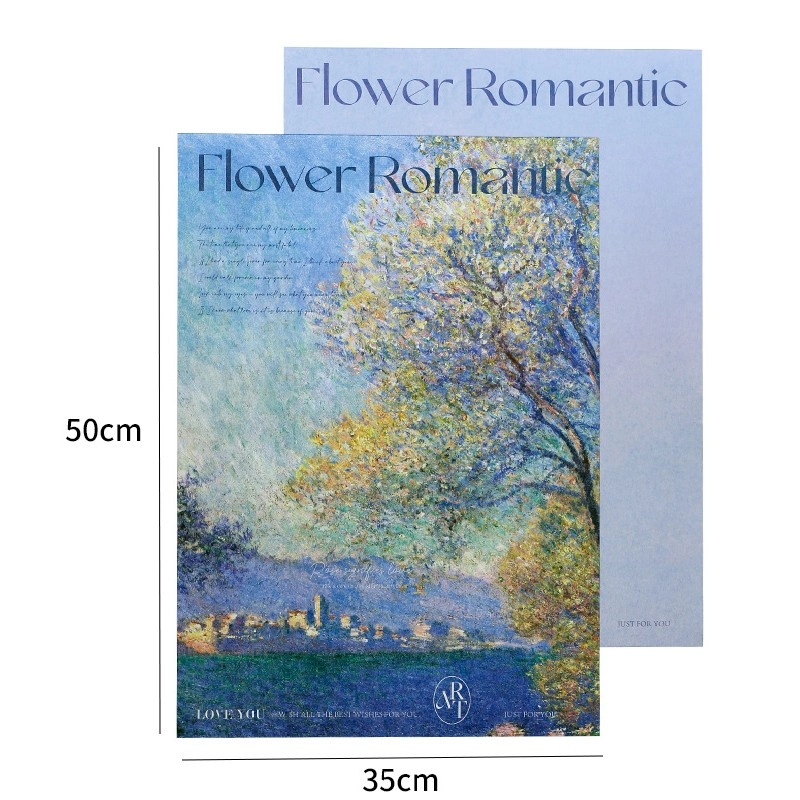 Giấy lót gói hoa sơn dầu hoạ tiết in chữ khổ 35x50cm xấp 10 tờ
ảnh 20