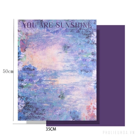 Giấy lót gói hoa sơn dầu hoạ tiết in chữ khổ 35x50cm xấp 10 tờ
ảnh 14