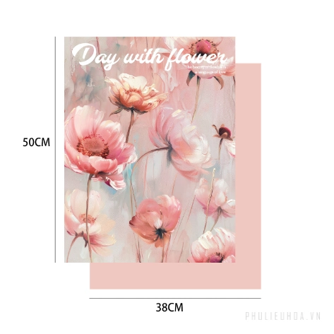 Giấy lót gói hoa sơn dầu hoạ tiết in chữ khổ 35x50cm xấp 10 tờ
ảnh 19