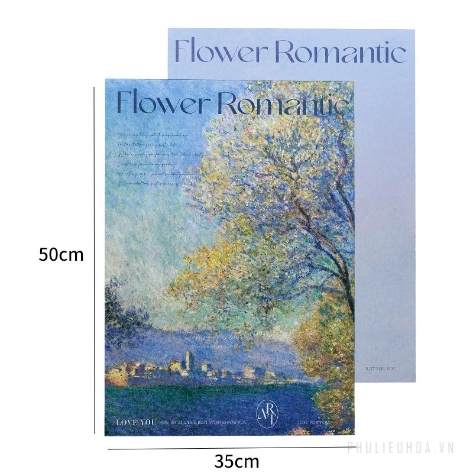 Giấy lót gói hoa sơn dầu hoạ tiết in chữ khổ 35x50cm xấp 10 tờ
ảnh 20