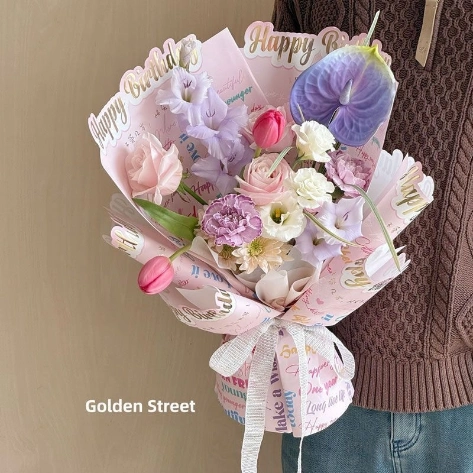 Giấy lót gói họa tiết viền cắt 35x50cm xấp 10 tờ ảnh 12