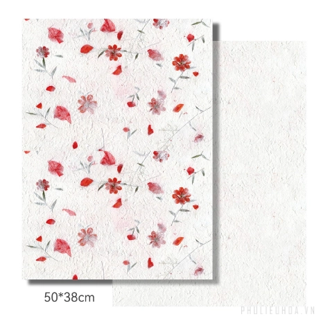 Giấy lót gói hoa họa tiết đồng nhất khổ 37x50cm xấp 10 tờ ảnh 7