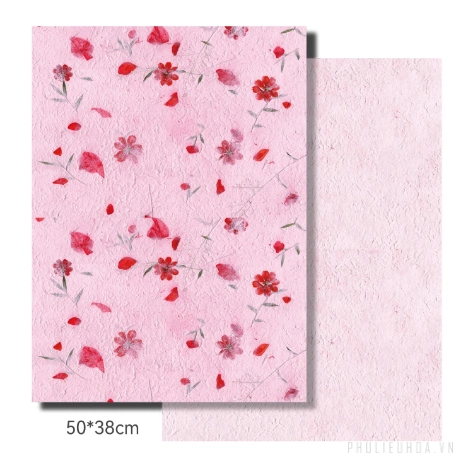 Giấy lót gói hoa họa tiết đồng nhất khổ 37x50cm xấp 10 tờ ảnh 8