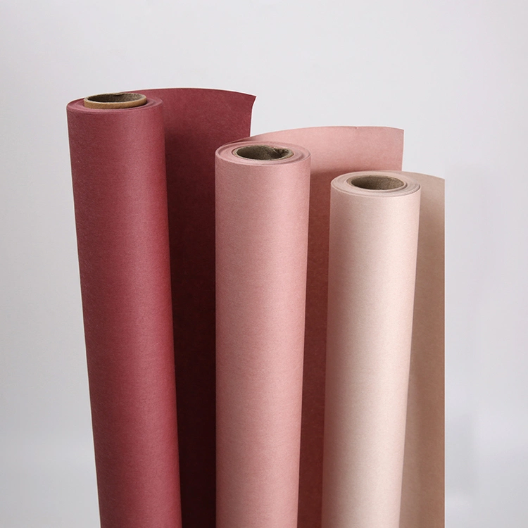 Cuộn 10yard giấy kraft 80gsm gói hoa mỹ thuật không thấm nước ảnh 8