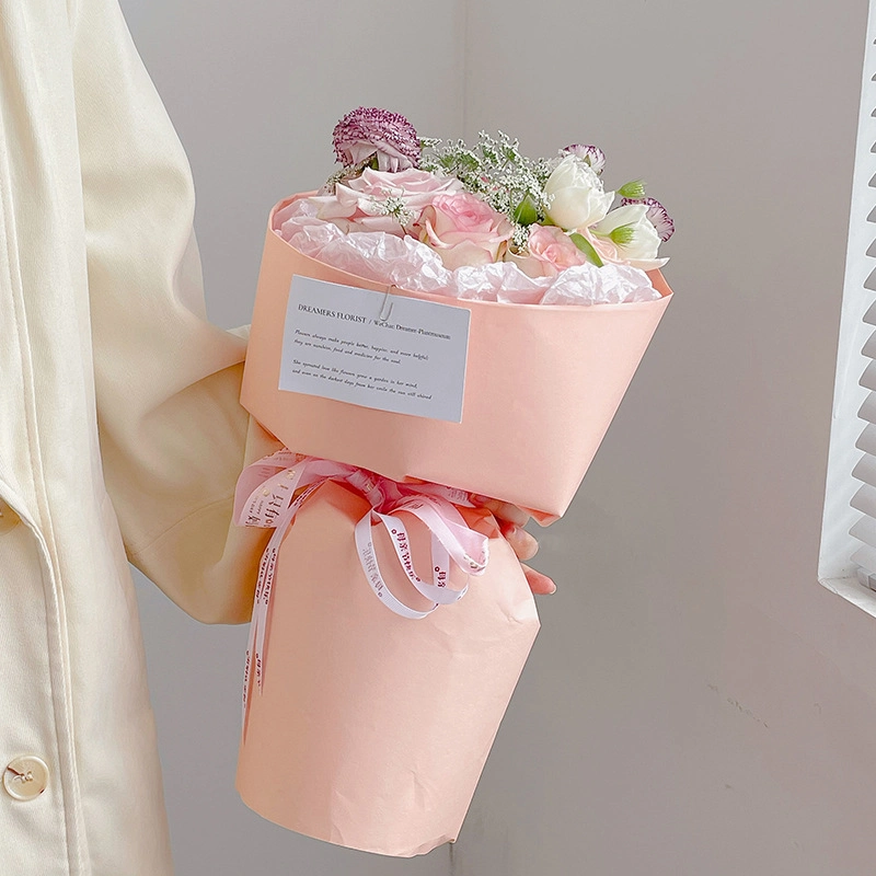 Cuộn 10yard giấy kraft 80gsm gói hoa mỹ thuật không thấm nước ảnh 11