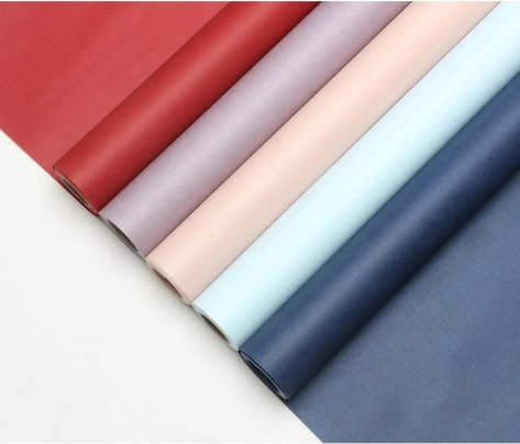 Cuộn 10yard giấy kraft 80gsm gói hoa mỹ thuật không thấm nước ảnh 16