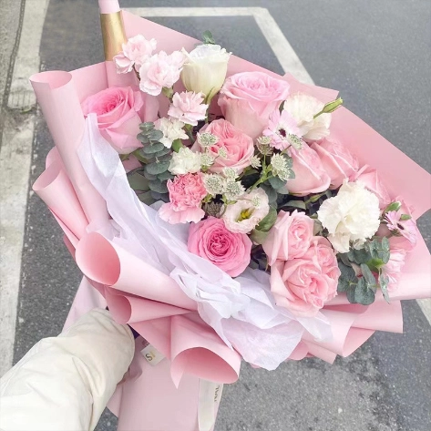 Cuộn 10yard giấy kraft 80gsm gói hoa mỹ thuật không thấm nước ảnh 13