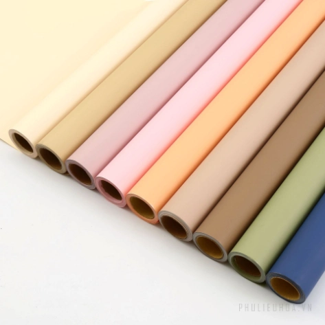 Cuộn 10yard giấy kraft 80gsm gói hoa mỹ thuật không thấm nước ảnh 3