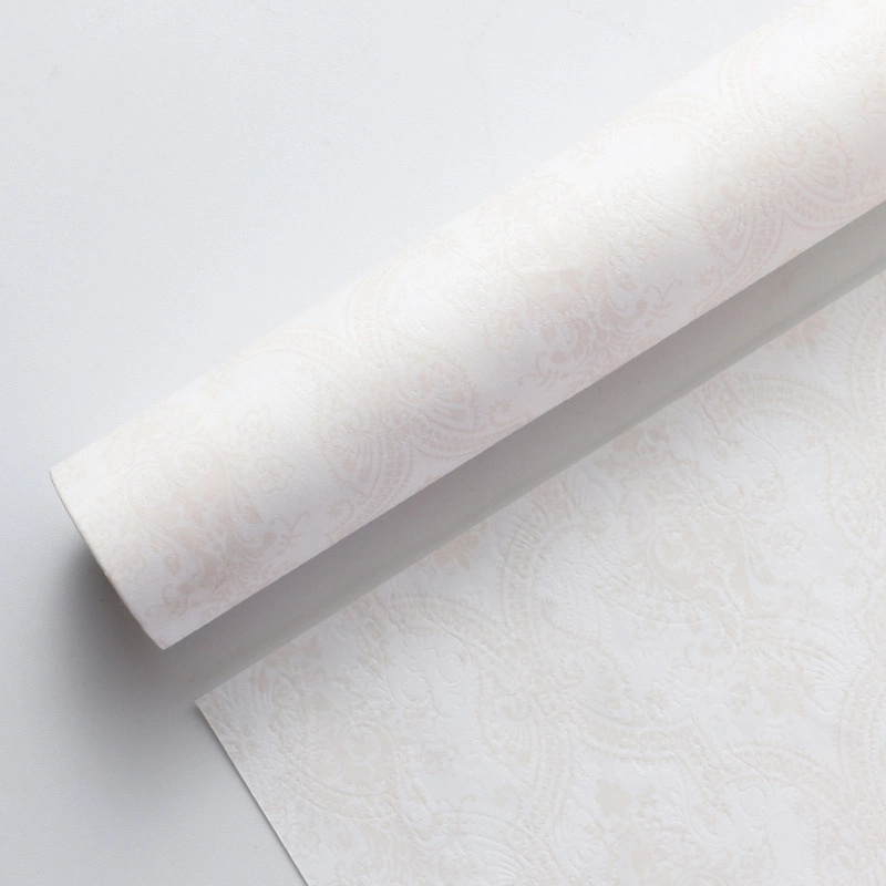 Giấy gói hoa họa tiết giả PU cổ điển cuộn 60cm x 6 yard ảnh 27
