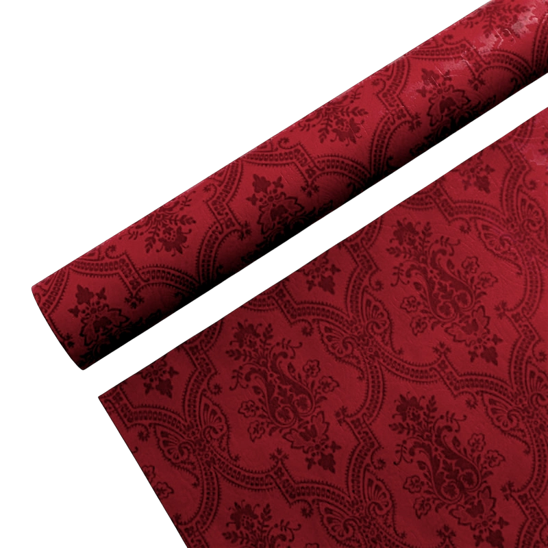 Giấy gói hoa họa tiết giả PU cổ điển cuộn 60cm x 6 yard ảnh 26