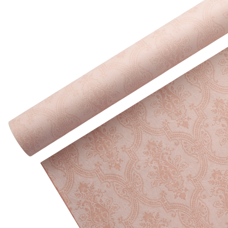 Giấy gói hoa họa tiết giả PU cổ điển cuộn 60cm x 6 yard ảnh 27