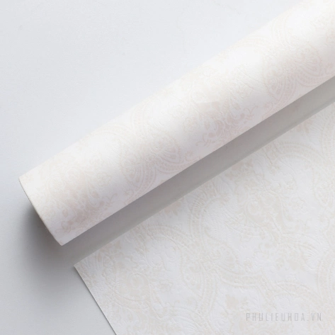 Giấy gói hoa họa tiết giả PU cổ điển cuộn 60cm x 6 yard ảnh 27