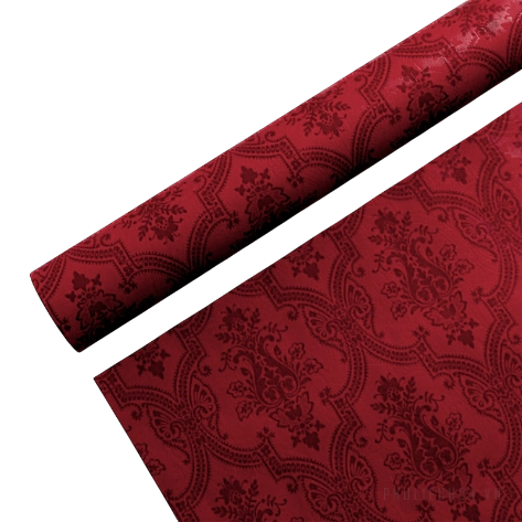 Giấy gói hoa họa tiết giả PU cổ điển cuộn 60cm x 6 yard ảnh 26