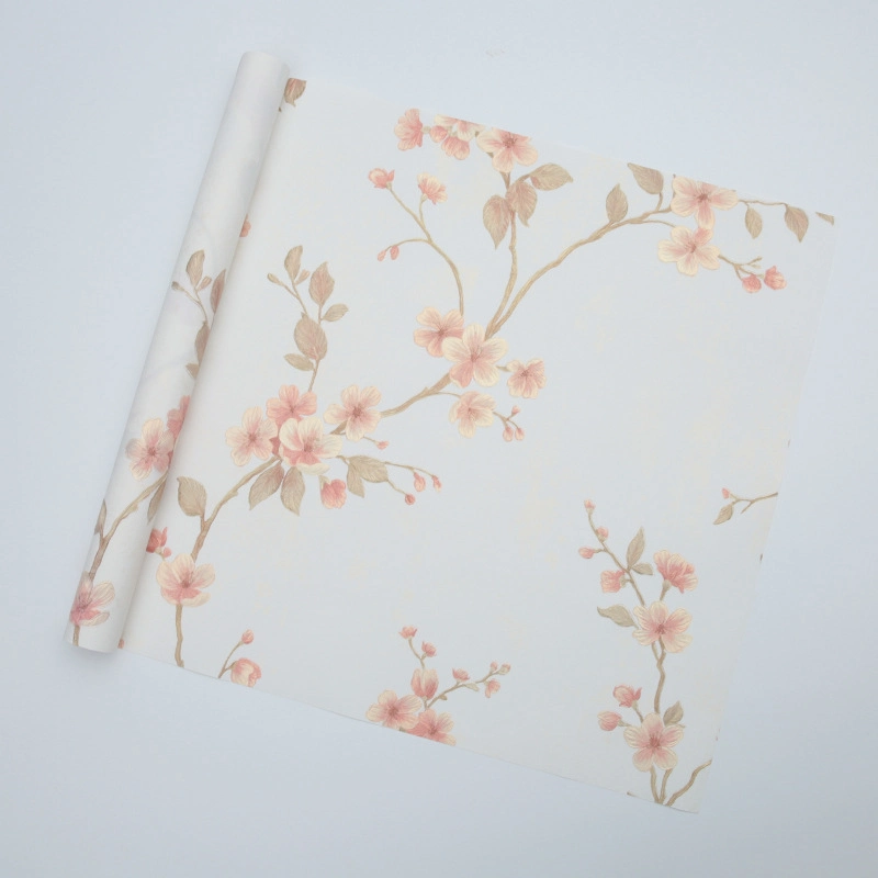 Giấy họa tiết dập nổi cánh hoa đào xấp 10 tờ ảnh 16