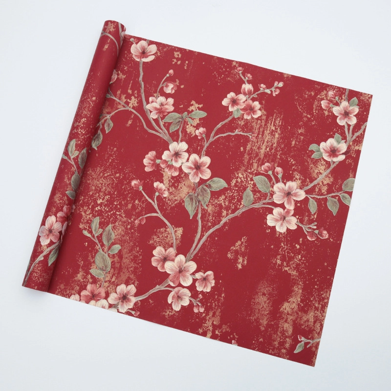 Giấy họa tiết dập nổi cánh hoa đào xấp 10 tờ ảnh 19